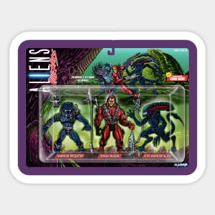 Aliens 3pack Sticker